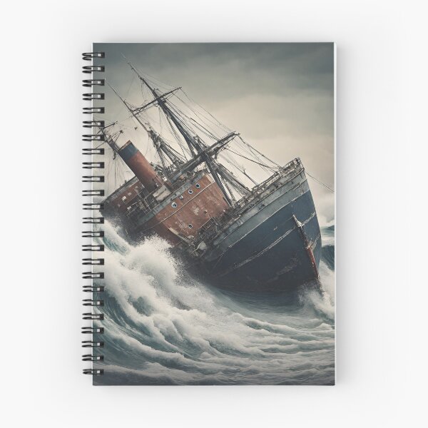 Item preview, Sinking ship designed and sold by StyleSketch.