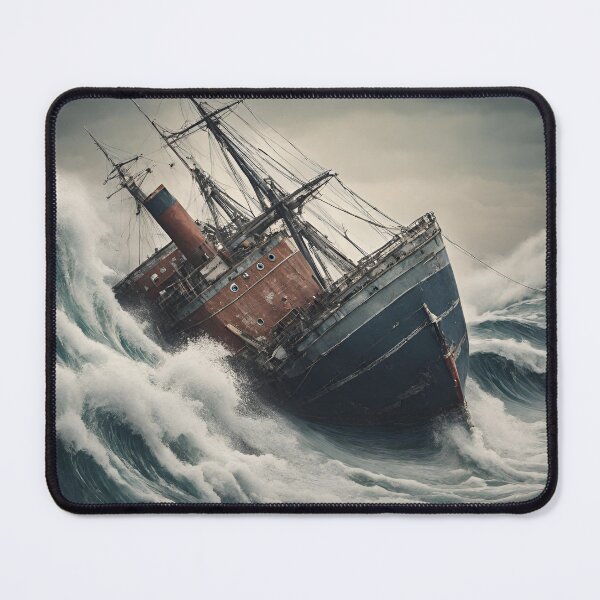 Item preview, Sinking ship designed and sold by StyleSketch.