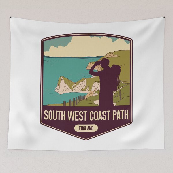 Item preview, South West Coast Path – England hiking designed and sold by Moritz Schwäble.