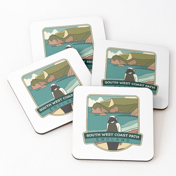 Item preview, South West Coast Path – England hiking designed and sold by Moritz Schwäble.