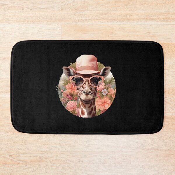 Item preview, Giraffe Amongst Blooms_4 designed and sold by BorczVisuals.