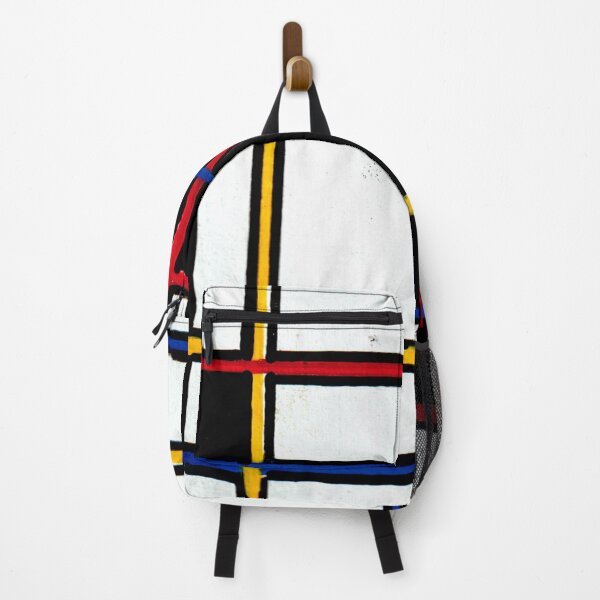 Item preview, Mondrian Inspired Linework Geometric Abstract Acrylic Painting II designed and sold by abstractartalex.