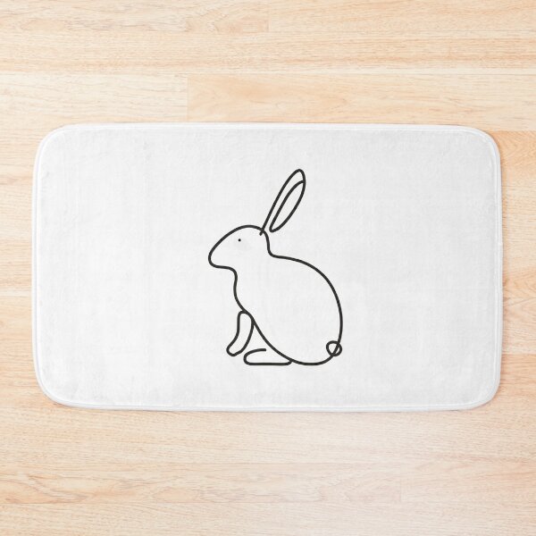 Item preview, Rabbit Line Art designed and sold by MD2Graphics.