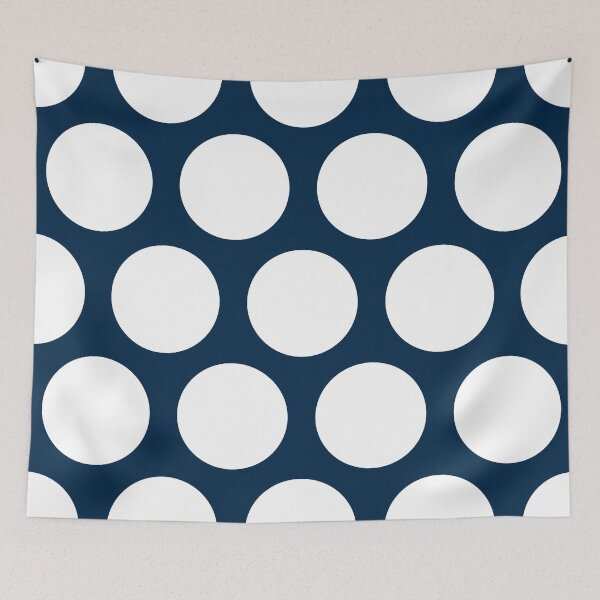Item preview, Large Polka Dots: Navy Blue designed and sold by Jared Davies.