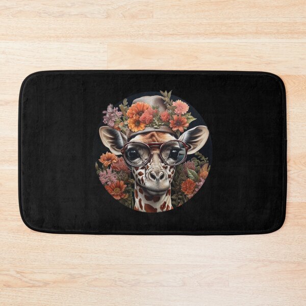 Item preview, Giraffe Amongst Blooms_5 designed and sold by BorczVisuals.