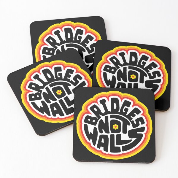 Item preview, Bridges Not Walls Word Art designed and sold by Unhinged Heather.
