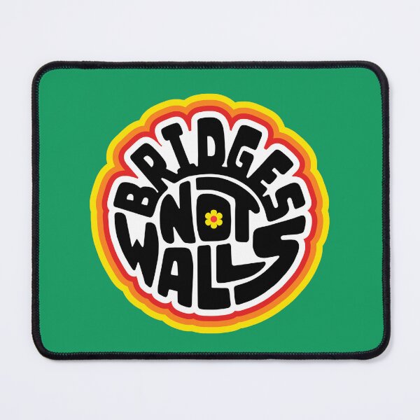 Item preview, Bridges Not Walls Word Art designed and sold by Unhinged Heather.