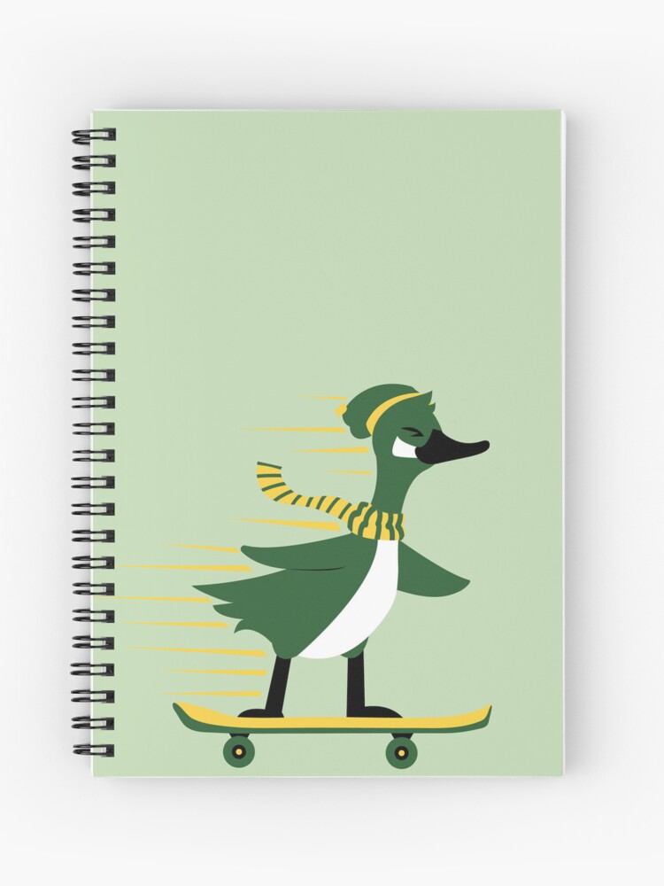 Thumbnail 1 of 3, Journal, Skateboard Goose designed and sold by D00dleDucky.