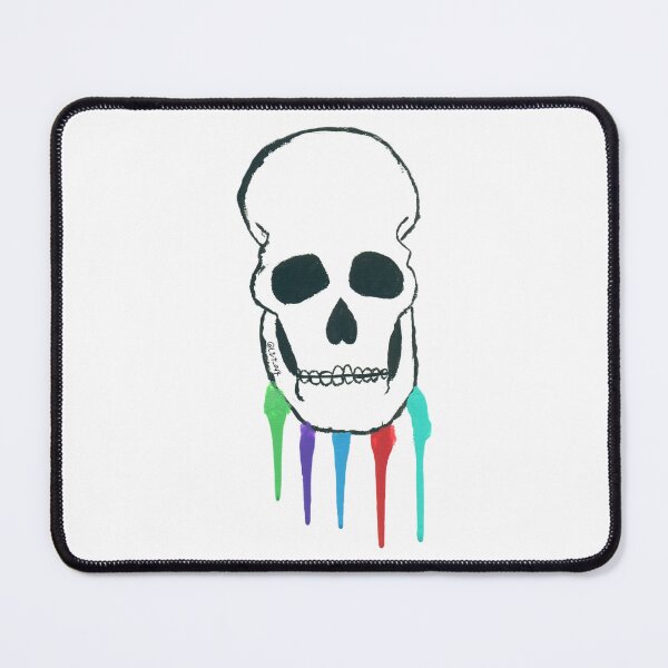 Item preview, Dripping Color Skull designed and sold by Lqt-art.