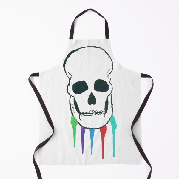 Item preview, Dripping Color Skull designed and sold by Lqt-art.