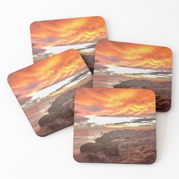 Item preview, Fiery Sunset at St. Pete Beach designed and sold by Red Ink Gifts.