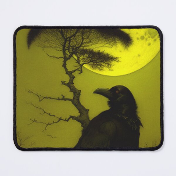Item preview, Classic Vintage Haunting Raven Moon designed and sold by TheDarkWardrobe.