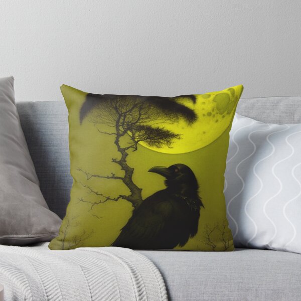 Item preview, Classic Vintage Haunting Raven Moon designed and sold by TheDarkWardrobe.