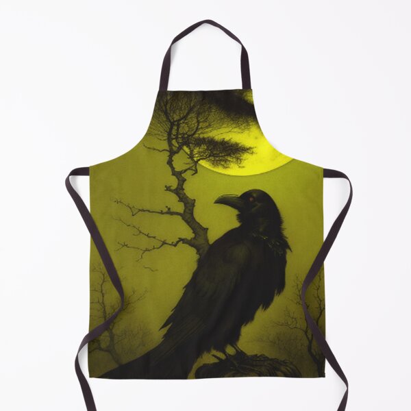 Item preview, Classic Vintage Haunting Raven Moon designed and sold by TheDarkWardrobe.