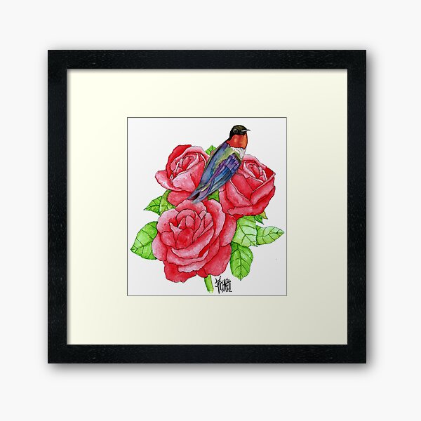 Vista previa del artículo con la obra «Amor y rosas», diseñado y vendido por Jesus Vichareli.