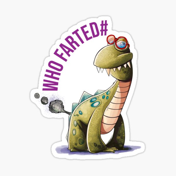 Who Farted # Sticker
