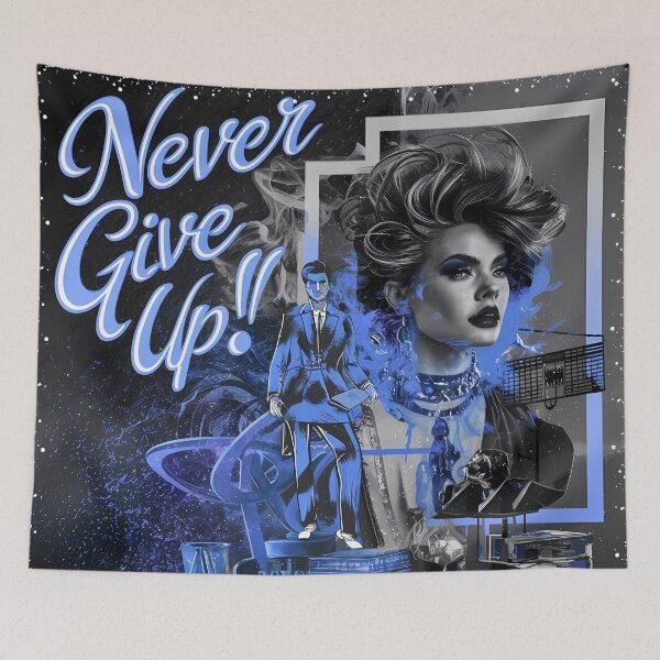 Item preview, Never Give Up! designed and sold by SweetEnough.