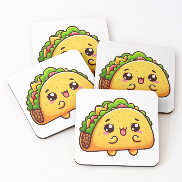 Item preview, Kawaii Anthropomorphic Taco designed and sold by Delamoon.