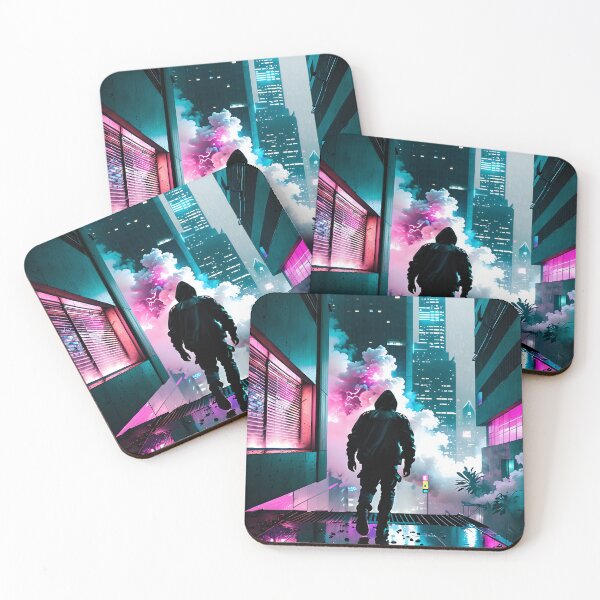 Item preview, On the run in a neon city designed and sold by XIIISins.