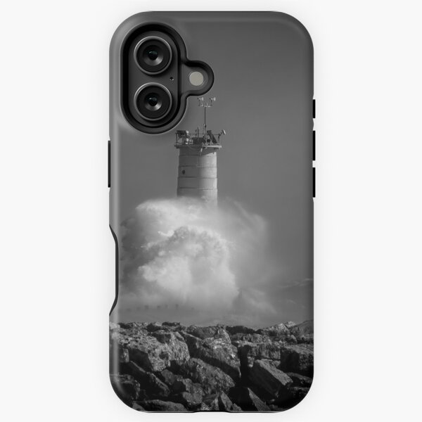 Item preview, Lighthouse dramatic wave designed and sold by TerraMediaLLC.