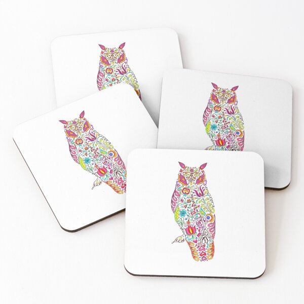 Item preview, Flowery Owl designed and sold by kasmodiah-f.