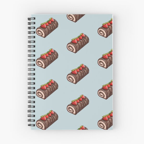 Item preview, Chocolate Swiss Roll with Strawberries designed and sold by sakurashorty.