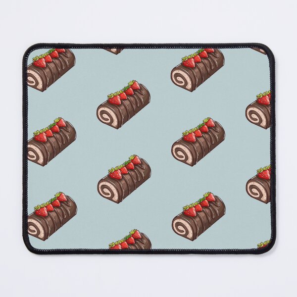 Item preview, Chocolate Swiss Roll with Strawberries designed and sold by sakurashorty.