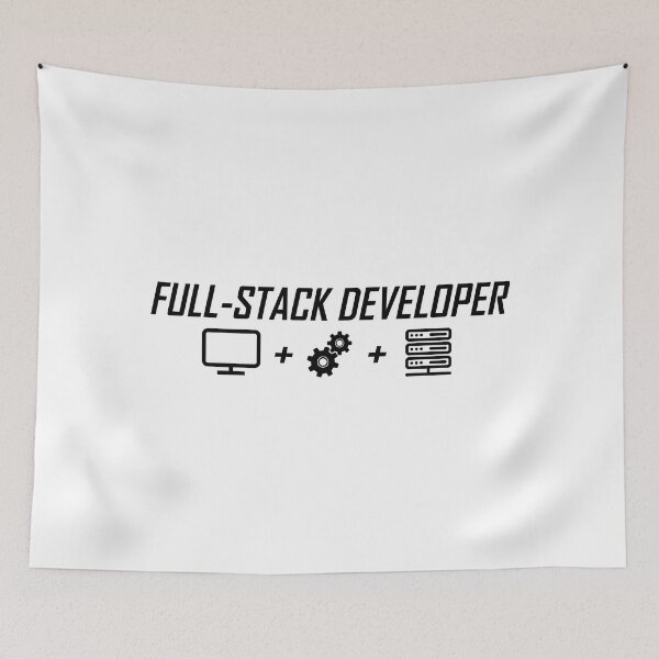 Item preview, fullstack black designed and sold by yourgeekside.