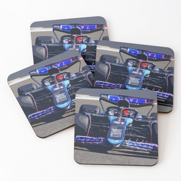 Item preview, Esteban Ocon compitiendo con su auto de carreras de F1 2024 designed and sold by Rodissimus1984.