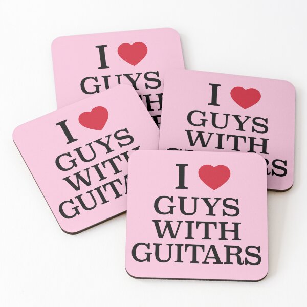 Item preview, I love guys with guitars designed and sold by verycoolandnice.