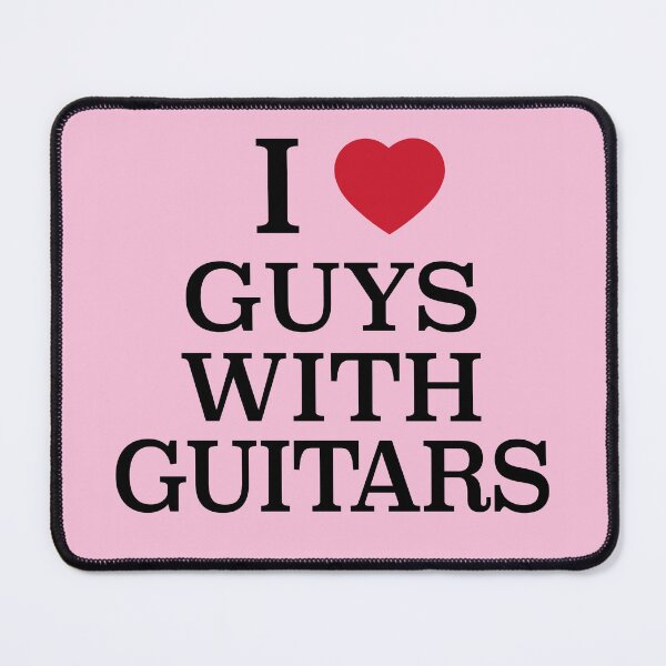 Item preview, I love guys with guitars designed and sold by verycoolandnice.