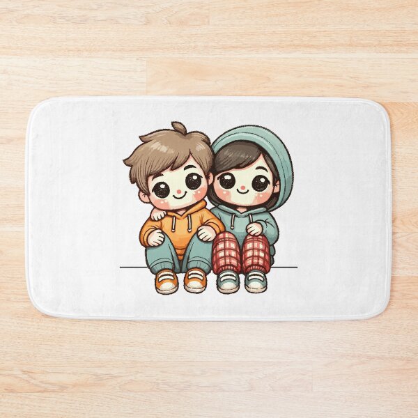 Item preview, Cozy Companions Keepsake Illustration,national siblings day designed and sold by toobel.