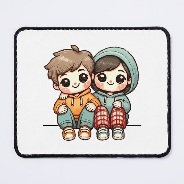 Item preview, Cozy Companions Keepsake Illustration,national siblings day designed and sold by toobel.