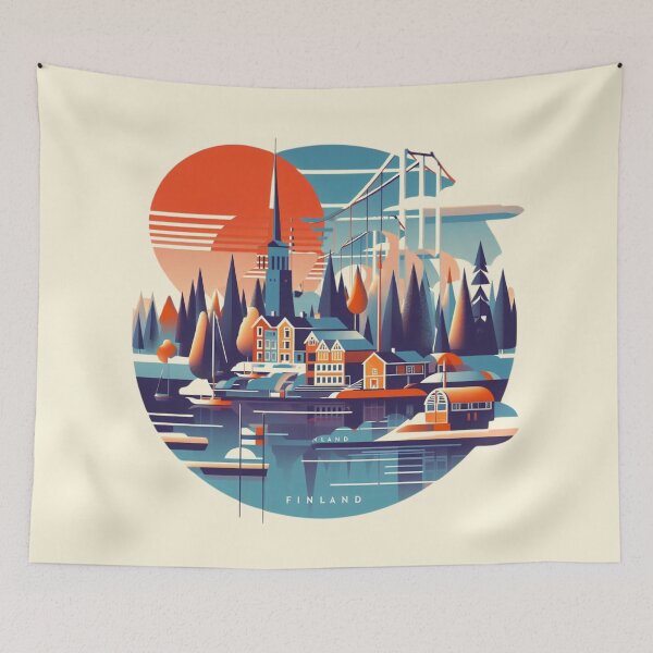 Item preview, Abstract Memories from Finland in Summer designed and sold by Gaborai.