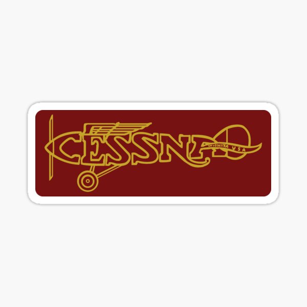 Cessna Old Logo Sticker