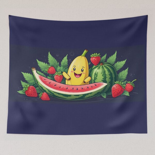 Item preview, banana with mini banana hands cannaleaf heaven big melons designed and sold by wojysmokes.