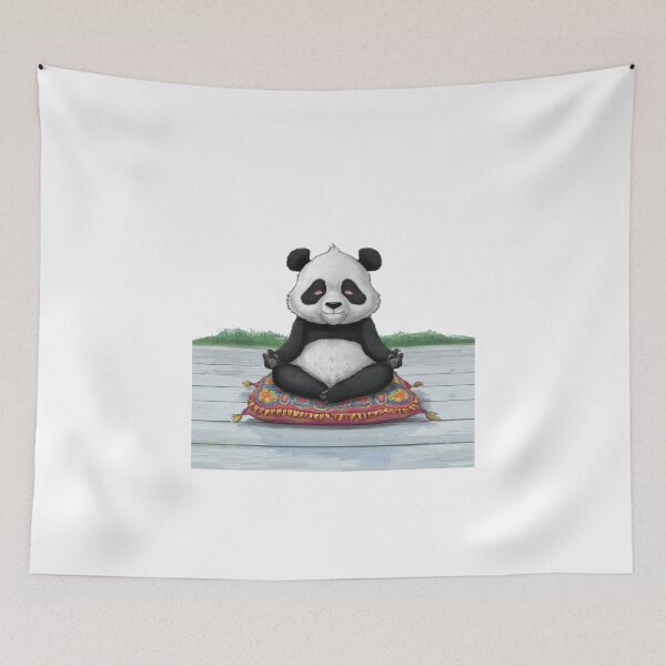Item preview, Meditating Panda designed and sold by Gentle40Winks.