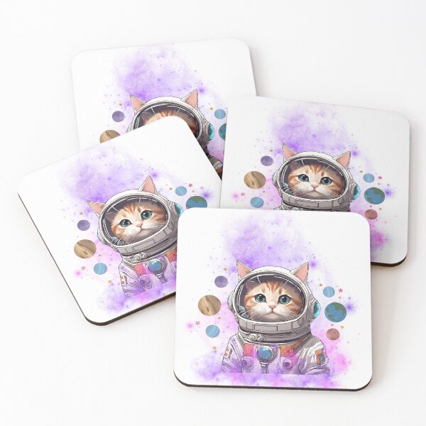Item preview, space astronaut Cat  designed and sold by TheFarmacista.