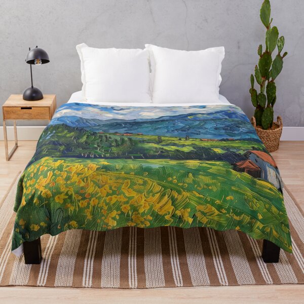 Item preview, Austrian landscape | Painting in the style of Vincent van Gogh designed and sold by ComicsFactory.