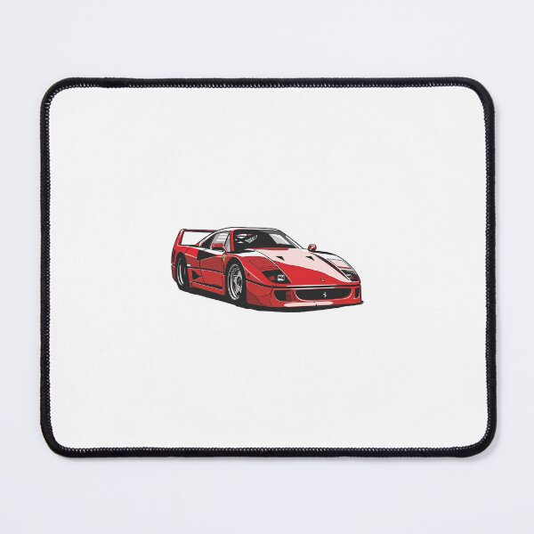 Item preview, Cartoon Style Sticker Ferrari F40 Supercar designed and sold by Sticker1Central.