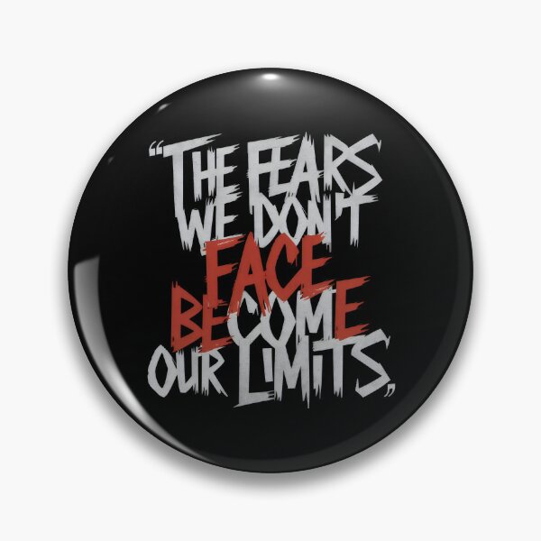 Item preview, The fears we don't face become our limits designed and sold by Firas Aljazzar.