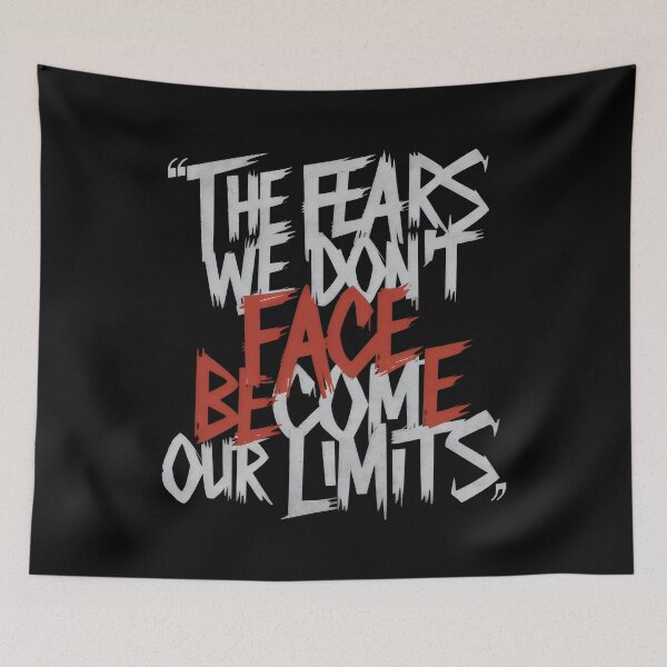 Item preview, The fears we don't face become our limits designed and sold by Firas Aljazzar.