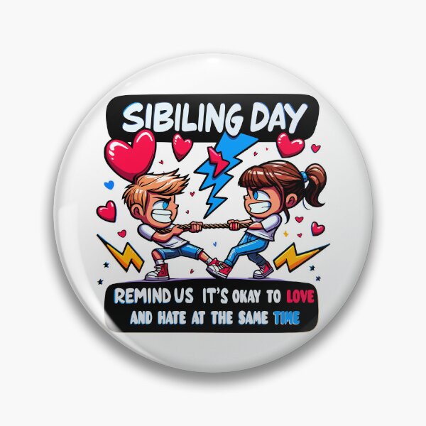 Item preview, The Sibling Rivalry Canvas,national siblings day designed and sold by toobel.