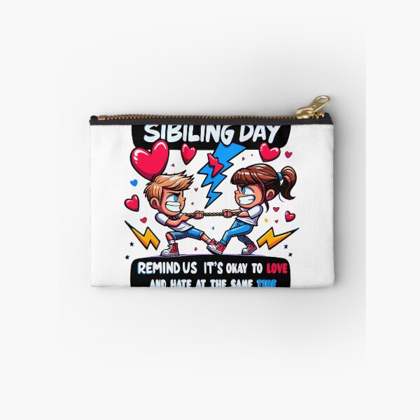 Item preview, The Sibling Rivalry Canvas,national siblings day designed and sold by toobel.