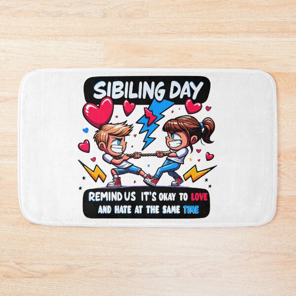 Item preview, The Sibling Rivalry Canvas,national siblings day designed and sold by toobel.