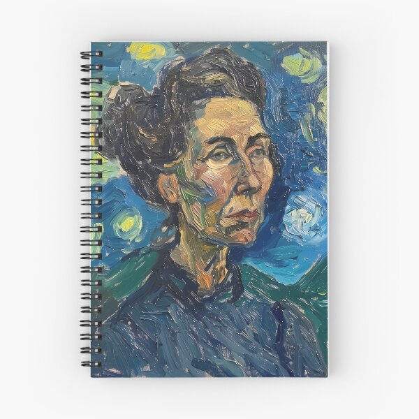 Item preview, Austrian woman | Painting in the style of Vincent van Gogh designed and sold by ComicsFactory.