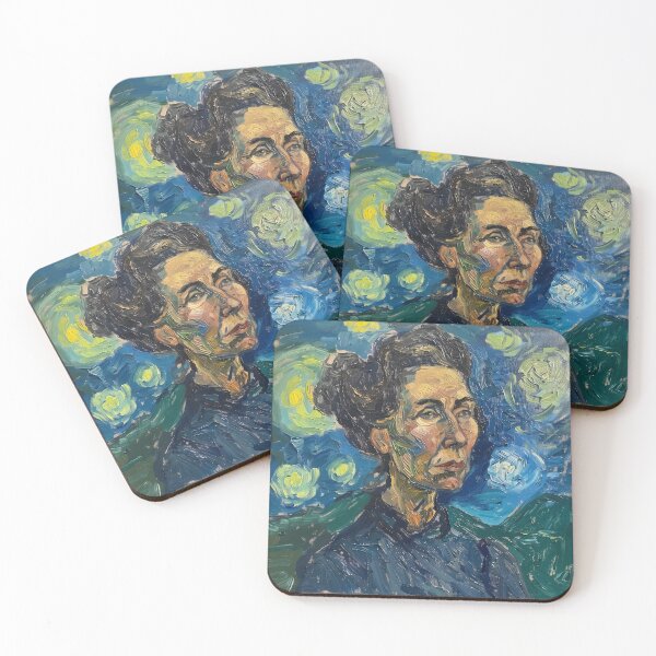 Item preview, Austrian woman | Painting in the style of Vincent van Gogh designed and sold by ComicsFactory.