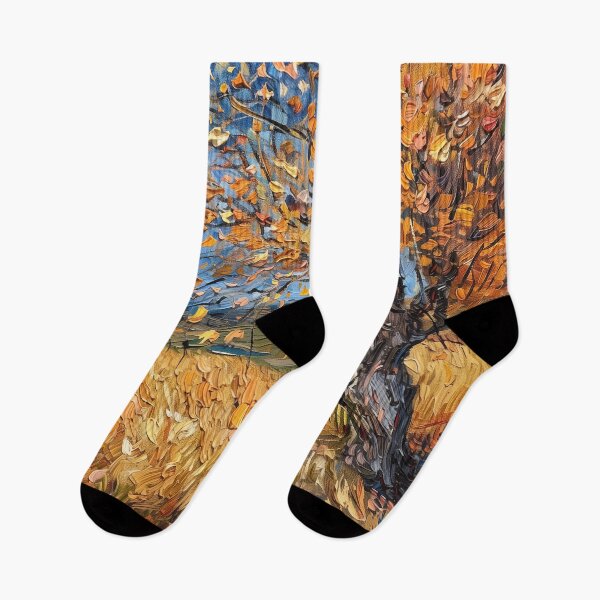 Item preview, Autumn | Painting in the style of Vincent van Gogh designed and sold by ComicsFactory.