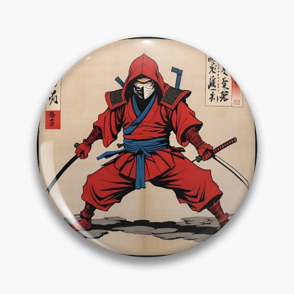 Item preview, Ninja red Japan style 6 designed and sold by RedWolfDisigne.