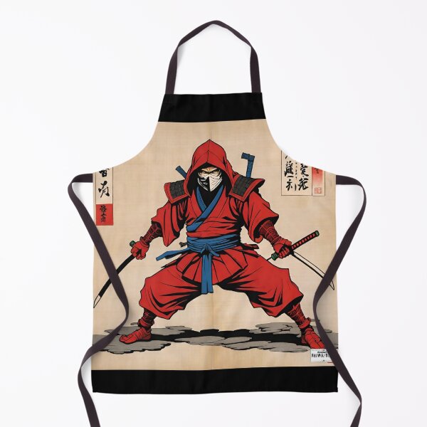 Item preview, Ninja red Japan style 6 designed and sold by RedWolfDisigne.